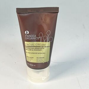 Pangea Organics Facial Cream Moroccan Argan Willow Travel 1 fl oz 30ml New